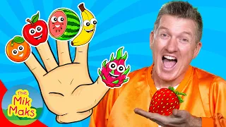 Fruit Finger Family Song 🍒 🍏 | Learn Fruits | Kids Songs & Nursery Rhymes