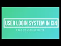 Part 2B User Login System in CodeIgniter 4 User Register
