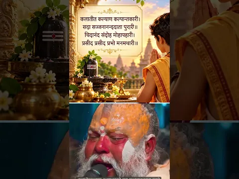 कलातीत कल्याण कल्पान्तकारी | श्री शिव रुद्राष्टकम स्तोत्र