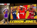NBA 2K23 LEBRON JAMES SLASHING POINT FORWARD BUILD