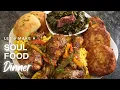 Soul Food Baked Chicken Salmon Croquettes Yellow Rice