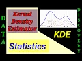 Kernel density Estimation KDE Statistics Data Science P Parametric non-Parametric