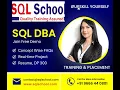 SQL DBA Project Training Sessions Best SQL DBA Training SQL School