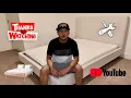 Dean Sand Queen Upholstered Panel Bed - Living Spaces