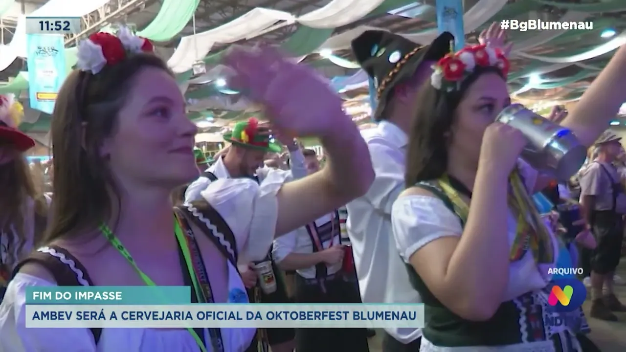 Fim do impasse: Ambev será a cervejaria oficial da Oktoberfest Blumenau
