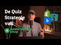 Lagu De Personalisatie Strategie van Powersationshop (Quiz Funnels + Email)
