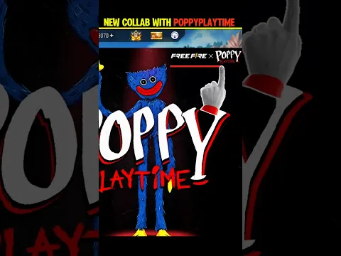 New Collab With Poppy Playtime👻🐧! #freefire #freefiremax #trending #viral #totalgaming