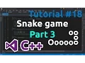 C Tutorial 18 - Simple Snake Game Part 3