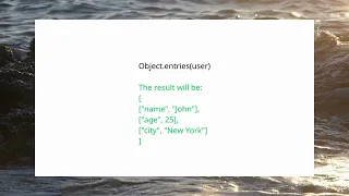 JavaScript Object Methods Explained - keys values entries freeze seal