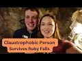 Claustrophobic Person Survives Ruby Falls 1000-Foot-Deep Underground Waterfall in a Cave