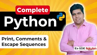Python Print Statement Comments Escape Sequences Tutorial