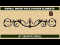 Swiral Page Divider Element Adobe Illustrator