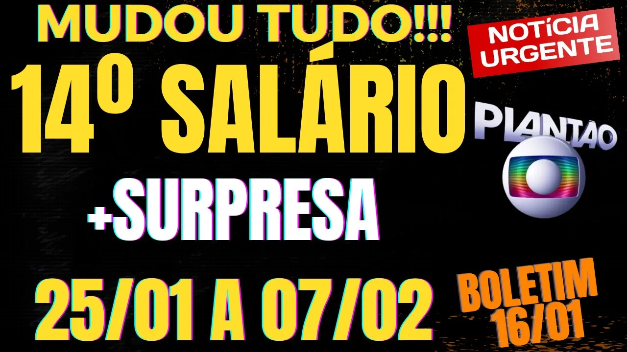 ???? 14 SALÁRIO +  SURPRESA MARAVILHOSA NA CONTA DOS BENEFICIÁRIOS INSS BRASIL BOLETIM 1601 2022
