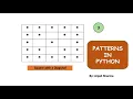Square with Diagonal Pattern Patterns in Python Python Lectures