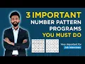 3 Important Number Pattern in Java Questions for Interviews