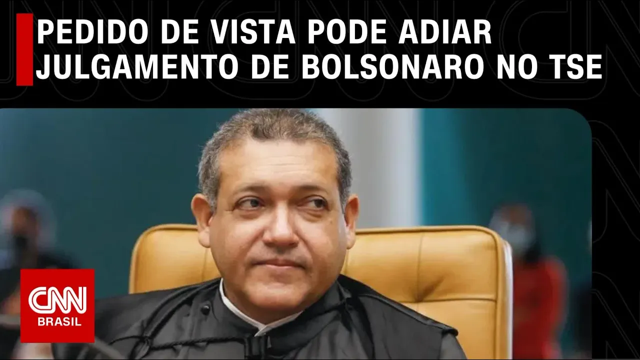Pedido de vista pode adiar julgamento de Bolsonaro no TSE para agosto | CNN 360º