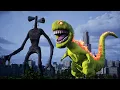 Siren Head and Pacman godzilla 3D Animation
