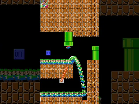 Can Mario and Luigi make it through this crazy maze? #supermario #luigi #shorts