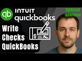 How to Write Checks Using QuickBooks Online New Interface 2026 Step-by-Step Beginner Tutorial