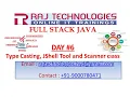 Full Stack Java Day 6 Type Casting JShell Tool Scanner Class Raj Technologies