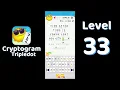 Cryptogram Tripledot Level 33 Answer SolutionGuruji