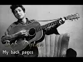 My back pages - Bob Dylan (sub. Español)