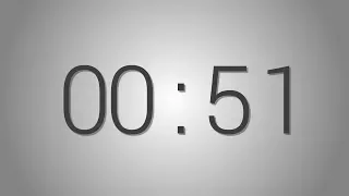51 Seconds countdown Timer - Beep at the end Simple Timer fifty-one sec