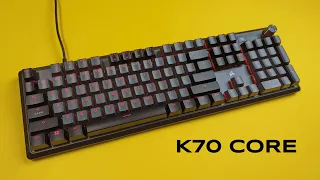 K70 CORE Keyboard Review
