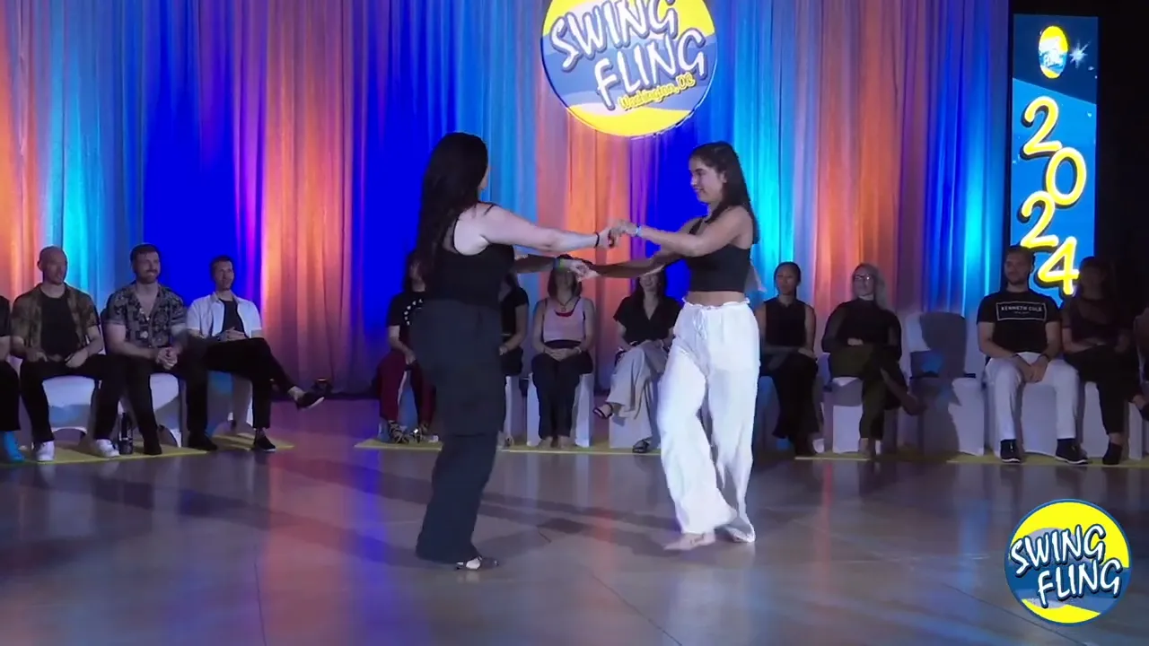 Swing Fling 2024 Intermediate Jack & Jill Alex Raposo & Rebecca Murdock