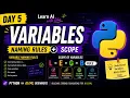 Day 5 Python for Journey Variables Explained Naming Rules LEGB Scope Rule