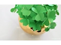 How to Make Paper Four Leaf Clovers