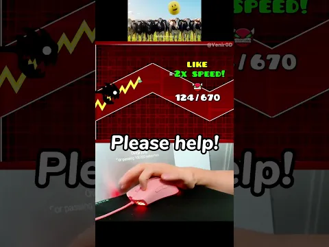 It's Me It's Verity Monster VS Wave Spam in Geometry Dash! #shorts