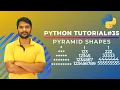 Python Pattern Programs - Printing Stars in Pyramid Shape