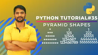 Python Pattern Programs - Printing Stars in Pyramid Shape