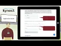 How to enter an application for benefits using kynect benefits
