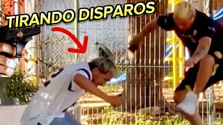 DISPARANDO PISTOLA EN EL BARRIO | SALTA COMO CHAPULIN 🔫 #1