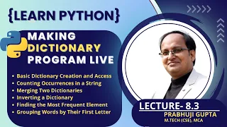 Python Dictionary Programming Challenges Beginner to Advanced Lecture 8 3
