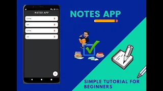 Notes App with flutter Simple tutorials for beginners Flutter tutorials