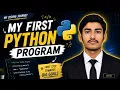 My First Python Program Python for Beginners