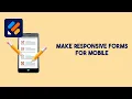 How To Make Responsive Forms For Mobile Form Builder Walkthrough