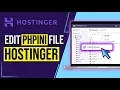 How to Edit php ini File in Hostinger 2026 Quick Guide