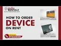 How to Order Laptop on Rent at IndiaRentalz IT Rentals