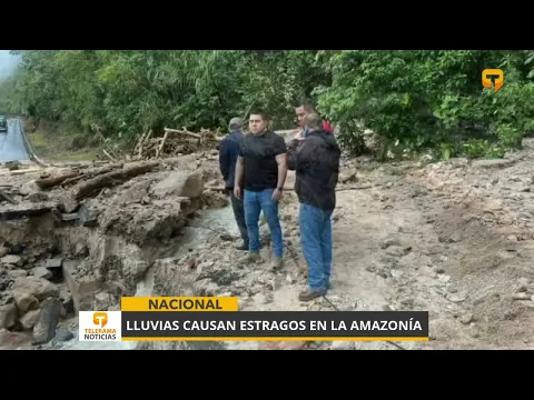 Lluvias causan estragos en la Amazonía