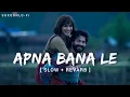 Lagu Apna Bana Le - Lofi (Slowed + Reverb) | Arijit Singh, Sachin-Jigar | Sukoonlo-fi