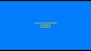 Javascript Tutorial Bangla 5th Function - parameters