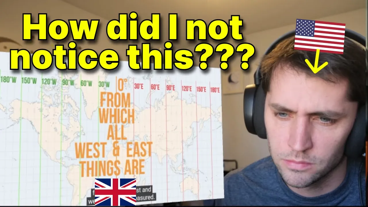 American reacts to 'Why Britain is the Center of the World'