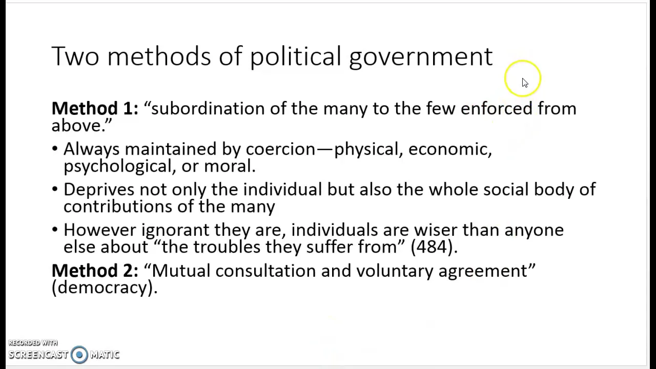 Dewey on Democracy