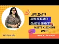 Java Features Class Object JPR 314317 MSBTE K SCHEME UNIT 1