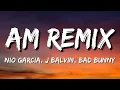Nio García, J Balvin ✱ Bad Bunny : AM Remix Letra