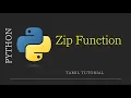 Zip function in Python Python tutorial In Tamil How zip function works Set list dict tuple